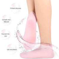 Silicone Gel Heel Socks Anti Slip for Dry Cracked Feet