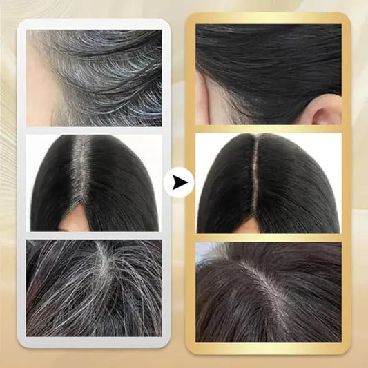 Instant Hair Dye Stick with Built-in Comb, Gray Hair Dye, 2-in-1 Touch-Up Comb